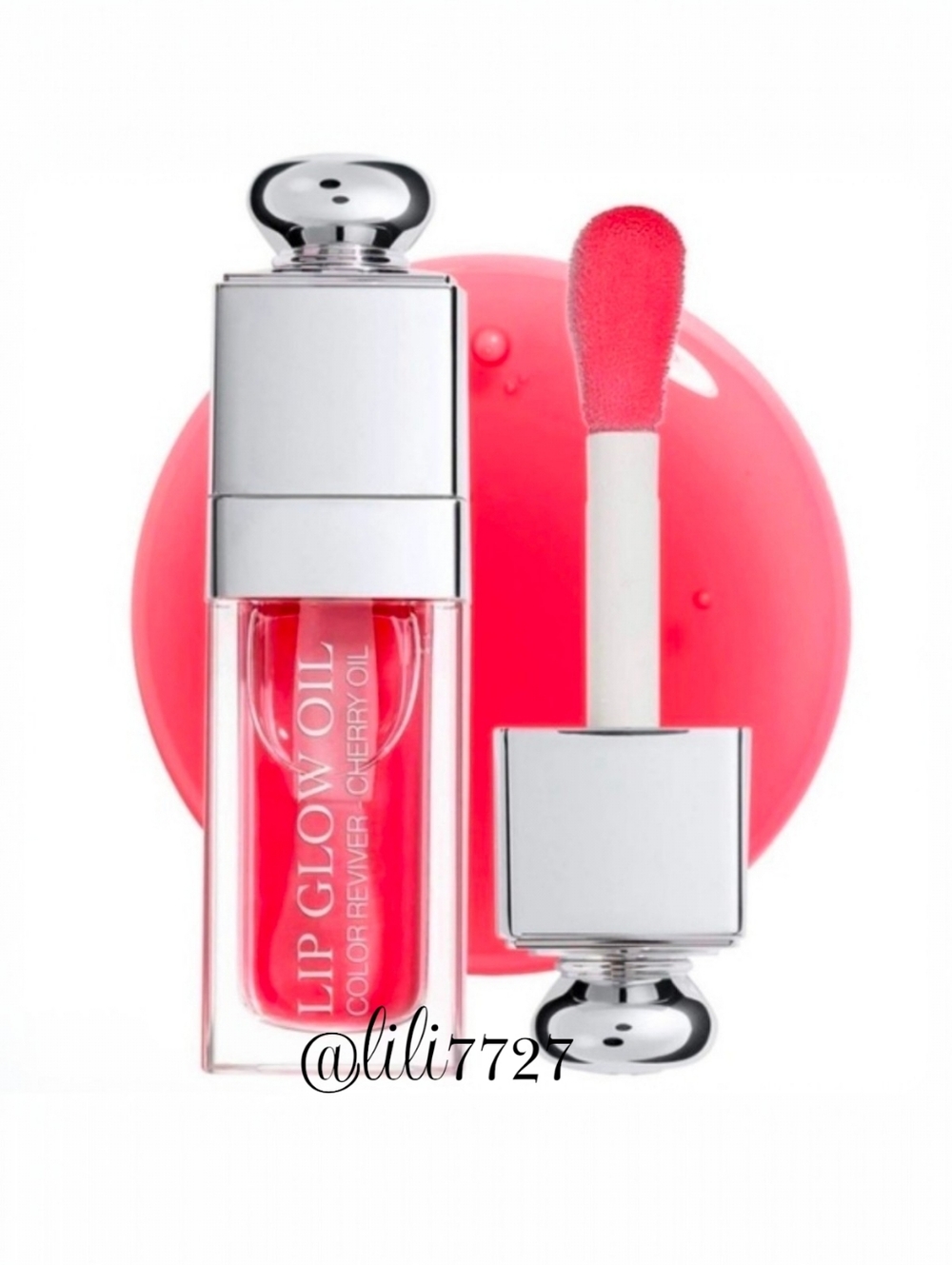 Dior Lip Glow Oil Color Reviver # 062 (CHERRY OIL) 0.2 OZ NEW NO BOX/NEVER USED - Picture 8 of 16